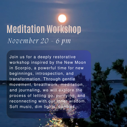 New Moon Meditation Workshop