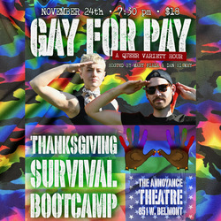 Gay for Pay: Thanksgiving Survival Bootcamp