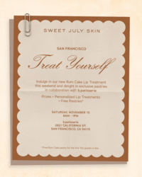 Ayesha Curry's Sweet July Skin x b.patisserie