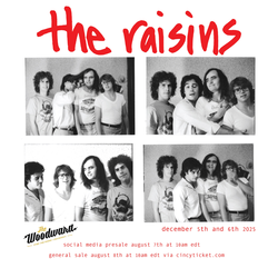 The Raisins at The Woodward Theater