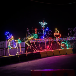 Diggerland USA Holiday Light Show!