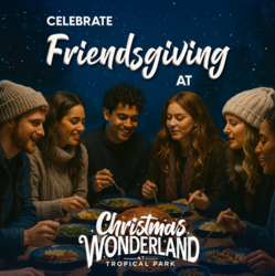 Friendsgiving at Christmas Wonderland