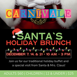 Santa’s Holiday Brunch at Carnivale Chicago