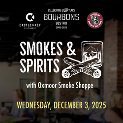 Smokes & Spirits at Bourbons Bistro
