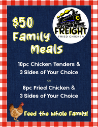 Freight Fried Chicken Family Meal Orders