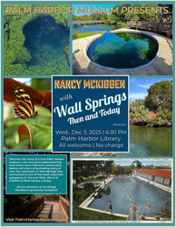 Palm Harbor Museum Presents Nancy McKibben with Wall Springs: Then and Today
