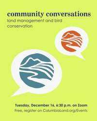 Community Conversations: Land Management and Bird Conservation