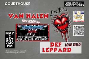 Van Halen / Def Leppard — Fair Warning / Love Bites 5/2/26 SAT 7:30PM
