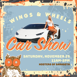 Wings and Wheels at Sarasota Hooters