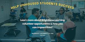 Brightlane Learning's Virtual Volunteer Info Session