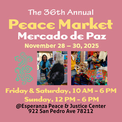 36th Annual Peace Market / Mercado de Paz