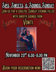 Sips, Sweets, & Sounds Sunday!