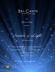 Bel Canto Napa Valley - Season of Light, Holiday Concert