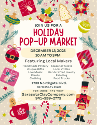 Sarasota Clay Company Annual Holiday Pop-Up Market