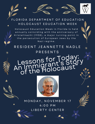 Lessons for Today: An Immigrant's Story of the Holocaust