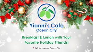 Yianni's Cafe Ocean City Holiday Events