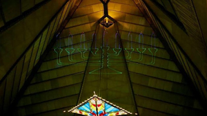 Hanukkah Laser Light Show