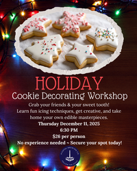 Holiday Cookie Decorating Workshop