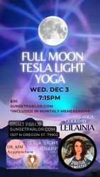 Full Moon Tesla Light Yoga