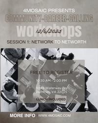 Community-Career-Calling Workshops Series