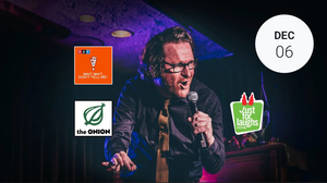 NPR's Adam Burke at Comedy Plex in Oak Park