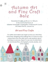 Autumn Art and Fine Craft Sale at UUCMC