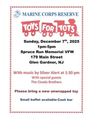 Toys for Tots at Spruce Run Memorial VFW – Post 5119