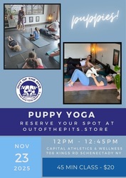 Puppy yoga