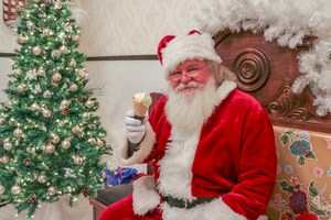 Ice Cream with Santa
