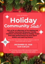 Holiday Ice Skating Event!