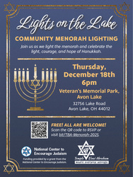 Lights on the Lake: Community Menorah Lighting