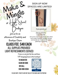 Make & Mingle | Jewelry Making Class