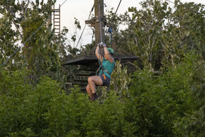 Night Ziplining at Brevard Zoo