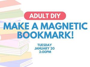 Adult DIY: Make a Magnetic Bookmark!