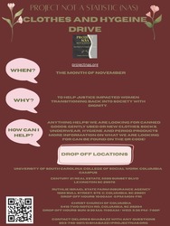 Project NAS (Not A Statistic) Fall Women's Initiative Hygiene and Women's Essentials Drive