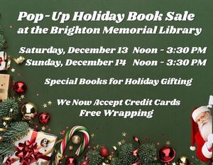 Friends of Brighton Memorial Library Pop-Up Holiday Book Sale