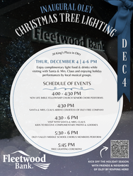 First Annual Oley Christmas Tree Lighting