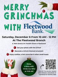 Merry Grinchmas With Fleetwood Bank
