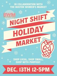Boston Women’s Holiday Market at Night Shift Brewing