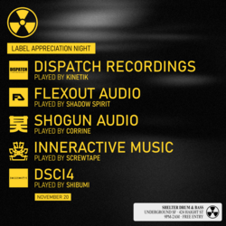 SHELTER SF Drum & Bass - Thursday November 20th