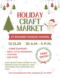 RICHARD YOAKLEY HOLIDAY CRAFT MARKET