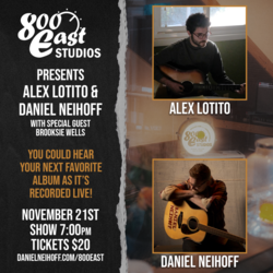 Daniel Neihoff and Alex Lotito at 800 East Studios