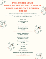 The Fish Guy’s Thanksgiving Pre-Orders