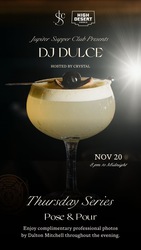 Pose & Pour: A Friendsgiving Thursdays Series at Jupiter Supper Club