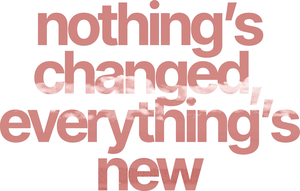 Nothing's Changed, Everything's New