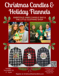 Christmas Candles & Holiday Flannels Workshop