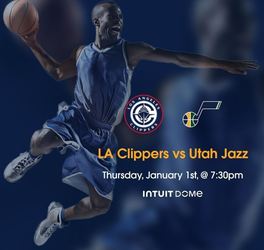 LA Clippers vs Utah Jazz Tickets Jan 1