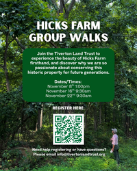 Hicks Farm Group Walk