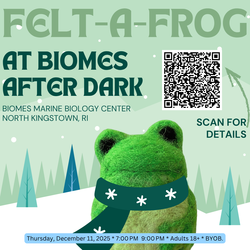 Felt-A-Frog at the Biomes After Dark