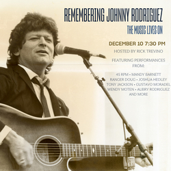 Harken Hall Announces Remembering Johnny Rodriquez Set for December 10